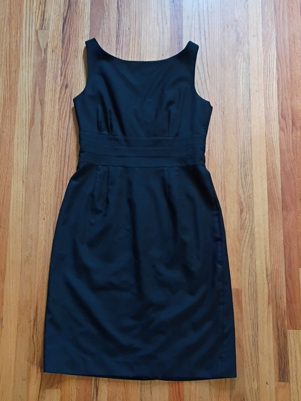 J. Crew Black Wood Sleeveless Midi Sheath Dress Size 4